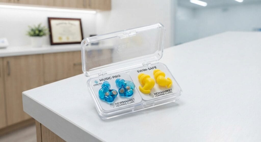 Custom-molded hearing protection earplugs for sleep and music