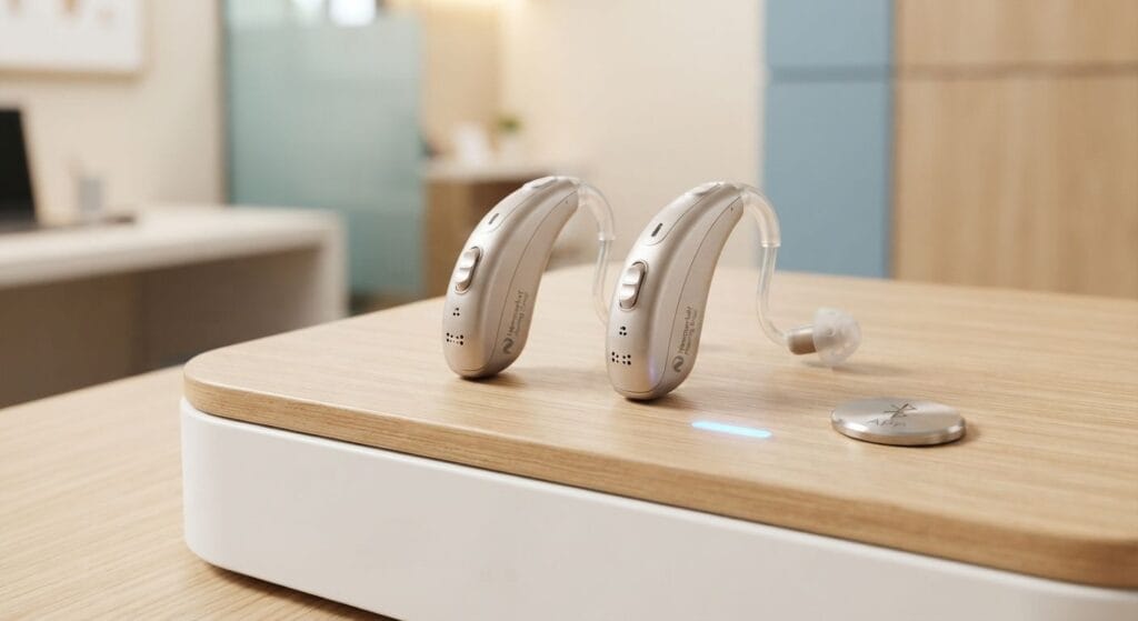 Modern digital hearing aids and advanced hearing technology devices